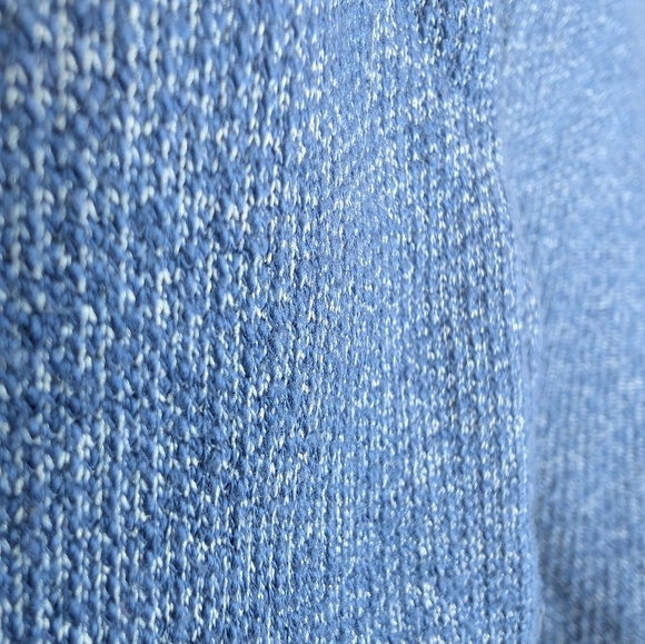 Columbia Blue Mens Sweater 1/4 Zip Pullover Mock Neck Sweatshirt Pocket XXL - Picture 6 of 10